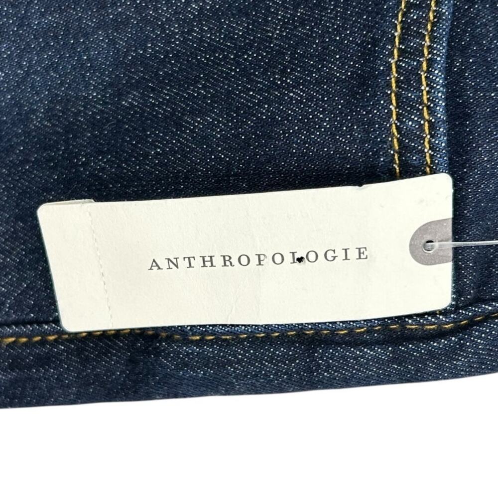 NWT Pilcro Ultra High Rise Five Pocket The Split Straight Denim Jeans Womens 26 - Picture 4 of 12